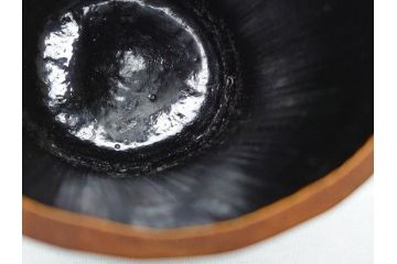八木澤啓造(蒼かん)　白錆松葉　投入花籠(共箱付き、花入、竹工芸、花カゴ、竹細工、手付、竹かご)(R-062660)