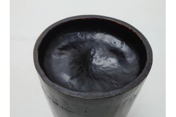 八木澤啓造(蒼かん)　白錆松葉　投入花籠(共箱付き、花入、竹工芸、花カゴ、竹細工、手付、竹かご)(R-062660)