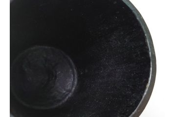 八木澤啓造(蒼かん)　時雨花籠(共箱付き、花入、竹工芸、花カゴ、竹細工、手付、竹かご)(R-062662)