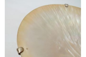 MAITLAND SMITH(メートランドスミス)　真鍮と貝のアクセサリートレイ(小物入れ、ブラス、BRASS、シェル、SHELLFISH、ディスプレイ)(R-062665)