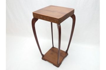 時代物　唐木　花台(飾り台、ディスプレイ、中国?)(R-062672)