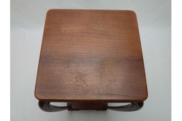 時代物　唐木　花台(飾り台、ディスプレイ、中国?)(R-062672)