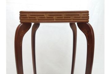 時代物　唐木　花台(飾り台、ディスプレイ、中国?)(R-062672)