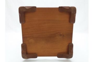 時代物　唐木　花台(飾り台、ディスプレイ、中国?)(R-062672)