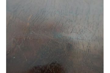 大正〜明治期　桑()　透かし彫りが上品なアクセントになる四方盆(共箱付き、お盆、トレー、くわ)(R-062673)