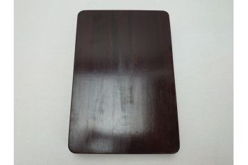唐木　漢詩彫　国藩　硯箱(書道具、小箱、木箱)(R-062674)