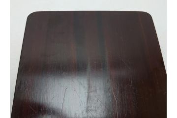 唐木　漢詩彫　国藩　硯箱(書道具、小箱、木箱)(R-062674)