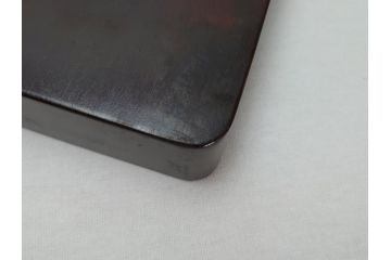 唐木　漢詩彫　国藩　硯箱(書道具、小箱、木箱)(R-062674)