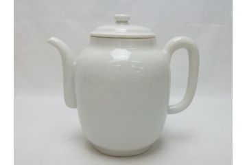  	三浦竹泉　白磁　古窯　水注(共箱付き、茶道具、煎茶道、書道、水次、みずつぎ、茶陶、京焼、茶器)(R-062675)