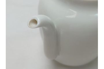  	三浦竹泉　白磁　古窯　水注(共箱付き、茶道具、煎茶道、書道、水次、みずつぎ、茶陶、京焼、茶器)(R-062675)