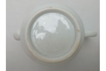  	三浦竹泉　白磁　古窯　水注(共箱付き、茶道具、煎茶道、書道、水次、みずつぎ、茶陶、京焼、茶器)(R-062675)