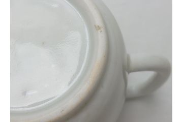  	三浦竹泉　白磁　古窯　水注(共箱付き、茶道具、煎茶道、書道、水次、みずつぎ、茶陶、京焼、茶器)(R-062675)