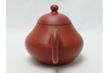 嘉慶年製　朱泥　急須(中国、唐物、煎茶道具、茶道具、茶器)(R-062678)