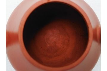 嘉慶年製　朱泥　急須(中国、唐物、煎茶道具、茶道具、茶器)(R-062678)