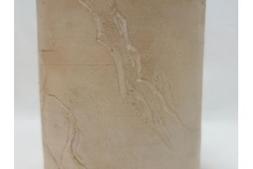 青木木米作　白泥　三峯炉　涼炉　煙座付(共箱付き、中国、煎茶道具、茶道具、三峰炉)(R-062679)