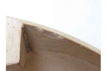 青木木米作　白泥　三峯炉　涼炉　煙座付(共箱付き、中国、煎茶道具、茶道具、三峰炉)(R-062679)