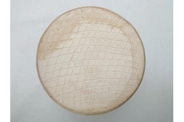 青木木米作　白泥　三峯炉　涼炉　煙座付(共箱付き、中国、煎茶道具、茶道具、三峰炉)(R-062679)