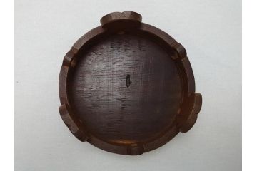 青木木米作　白泥　三峯炉　涼炉　煙座付(共箱付き、中国、煎茶道具、茶道具、三峰炉)(R-062679)