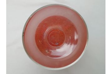 ガラス工芸　岩田藤七　花瓶(共箱付き、花入、フラワーベース、花器、硝子、グラス、岩田ガラス)(R-062680)