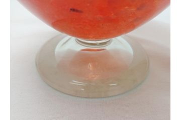ガラス工芸　岩田藤七　花瓶(共箱付き、花入、フラワーベース、花器、硝子、グラス、岩田ガラス)(R-062680)