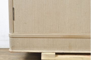 中古　伝統工芸士　田澤謙介作　繊細な金具が上品な雰囲気を演出する加茂総桐箪笥(大丸、桐たんす、着物箪笥、引き出し、衣装タンス、和タンス)(R-062685)