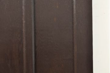 アンティーク建具　ダイヤガラス　濃い木色で落ち着きのある空間を演出するドア1枚(扉、木製ドア、建具)(R-062687)