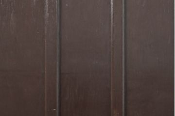アンティーク建具　ダイヤガラス　濃い木色で落ち着きのある空間を演出するドア1枚(扉、木製ドア、建具)(R-062687)