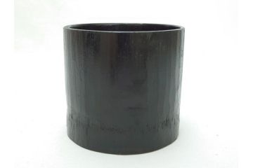 八木澤啓造　黙心　古竹六ツ目手付籠　手付花籠(共箱付き、花器、花入、竹編み、竹工芸、竹籠)(R-062692)
