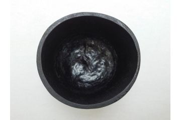 八木澤啓造　黙心　古竹六ツ目手付籠　手付花籠(共箱付き、花器、花入、竹編み、竹工芸、竹籠)(R-062692)