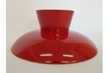 平安象彦　金閣寺　蒔絵　朱塗　大杯　飾皿　大盃(皿立て、共箱付き、漆器)(R-062693)