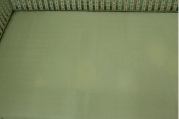 中古　美品　DREXEL HERITAGE(ドレクセルヘリテイジ)　クラシカルなお部屋づくりにおすすめ!　ストライプ模様が素敵な3シートクッションソファ　(R-062695)