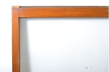 アンティーク建具　シンプルなデザインでお部屋に取り入れやすいガラス戸4枚セット(引き戸、建具)(R-062706)