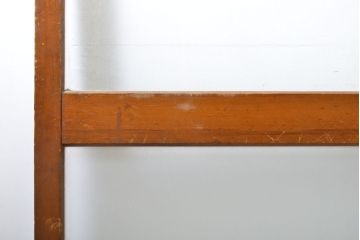 アンティーク建具　シンプルなデザインでお部屋に取り入れやすいガラス戸4枚セット(引き戸、建具)(R-062706)