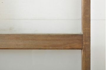 アンティーク建具　シンプルなデザインでお部屋に取り入れやすいガラス戸4枚セット(引き戸、建具)(R-062706)