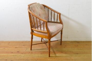 中古　DREXEL HERITAGE(ドレクセルヘリテイジ)　くつろぎの時間を演出するアームチェア(椅子、イス、ダイニングチェア)(R-062710)