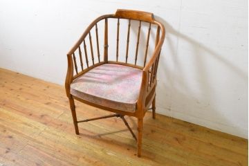 中古　DREXEL HERITAGE(ドレクセルヘリテイジ)　くつろぎの時間を演出するアームチェア(椅子、イス、ダイニングチェア)(R-062712)