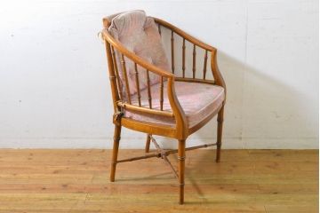中古　DREXEL HERITAGE(ドレクセルヘリテイジ)　くつろぎの時間を演出するアームチェア(椅子、イス、ダイニングチェア)(R-062713)