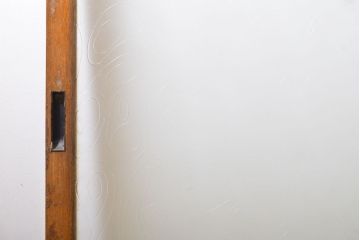 レトロ建具　昭和レトロ　シンプルなデザインでお部屋に取り入れやすいガラス窓4枚セット(引き戸、ガラス戸、建具)(R-062715)