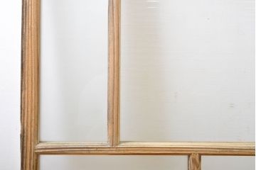 和製アンティーク　大正ロマンな雰囲気溢れるガラス窓3枚セット(ガラス戸、引き戸、建具)(R-062723)