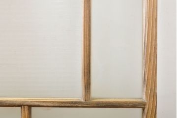 和製アンティーク　大正ロマンな雰囲気溢れるガラス窓3枚セット(ガラス戸、引き戸、建具)(R-062723)