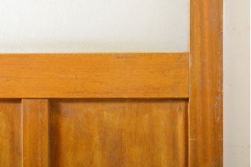 アンティーク建具　レトロな空間づくりにおすすめなドア1枚(扉、木製ドア、建具)(R-062725)