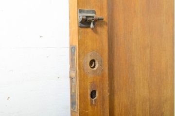 アンティーク建具　レトロな空間づくりにおすすめなドア1枚(扉、木製ドア、建具)(R-062725)