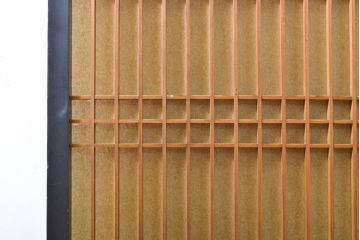 和製アンティーク　上品な佇まいが魅力の書院戸2枚セット(障子戸、引き戸、建具)(R-062727)