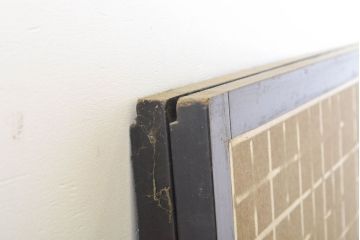 和製アンティーク　上品な佇まいが魅力の書院戸2枚セット(障子戸、引き戸、建具)(R-062727)