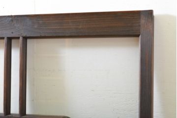アンティーク建具　大正ロマン　ノスタルジックな雰囲気を醸し出すガラス窓2枚セット(引き戸、ガラス戸、建具)(R-062731)