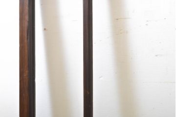 アンティーク建具　大正ロマン　ノスタルジックな雰囲気を醸し出すガラス窓2枚セット(引き戸、ガラス戸、建具)(R-062731)