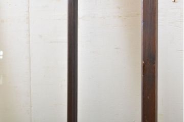 アンティーク建具　大正ロマン　ノスタルジックな雰囲気を醸し出すガラス窓2枚セット(引き戸、ガラス戸、建具)(R-062731)