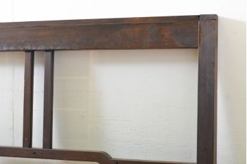アンティーク建具　大正ロマン　ノスタルジックな雰囲気を醸し出すガラス窓2枚セット(引き戸、ガラス戸、建具)(R-062731)