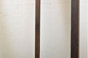 アンティーク建具　大正ロマン　ノスタルジックな雰囲気を醸し出すガラス窓2枚セット(引き戸、ガラス戸、建具)(R-062731)