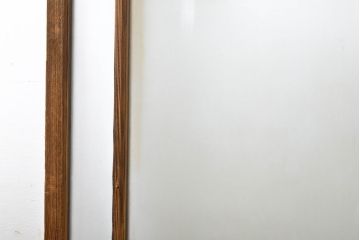 アンティーク建具　大正ロマン　ノスタルジックな雰囲気を醸し出すガラス窓2枚セット(引き戸、ガラス戸、建具)(R-062732)